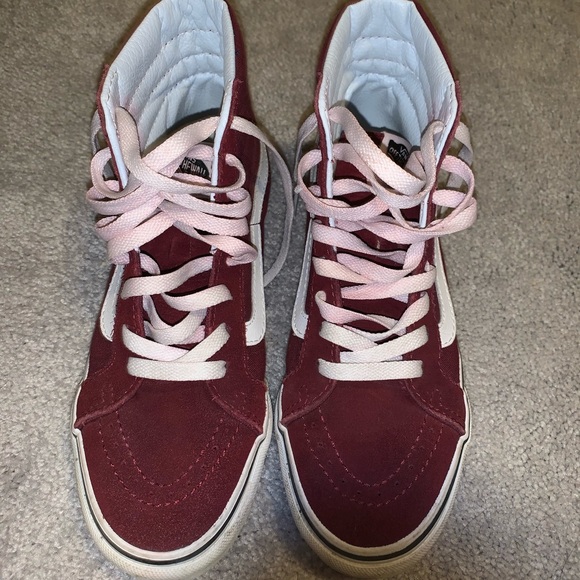 Maroon high top vans - Picture 4 of 4